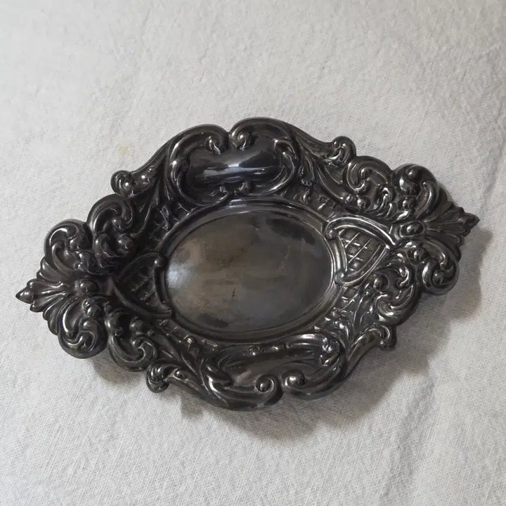 [BUNJANG] Antique Sterling Silver Bonbon Tray / 영국 앤틱 실버 봉봉 트레이