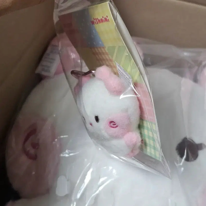 [BUNJANG] NCT WISH Line Wishnini Big Hug Cushion Doll Keyring Sakuya / 엔시티위시 라인 위시니니 빅 대형허그쿠션 인형 키링 사쿠야 팡팡니니 팡이 포카