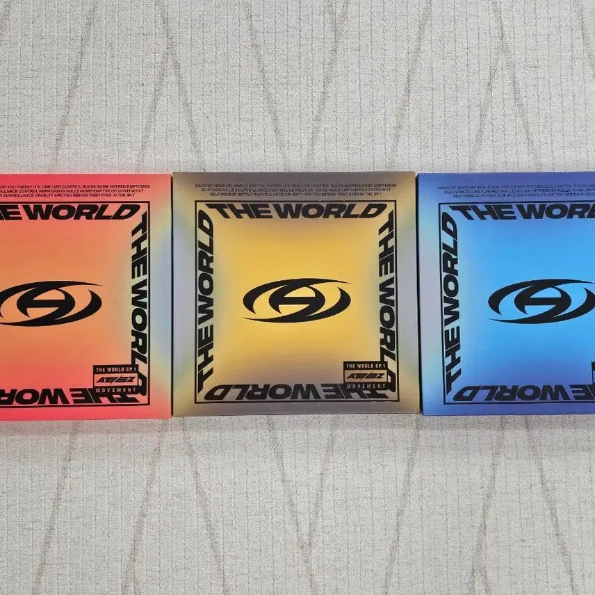[BUNJANG] ATEEZ THE WORLD EP.1 MOVEMENT Guerrilla Album 3 Versions Set / 에이티즈 THE WORLD EP.1 MOVEMENT 게릴라 앨범 3종