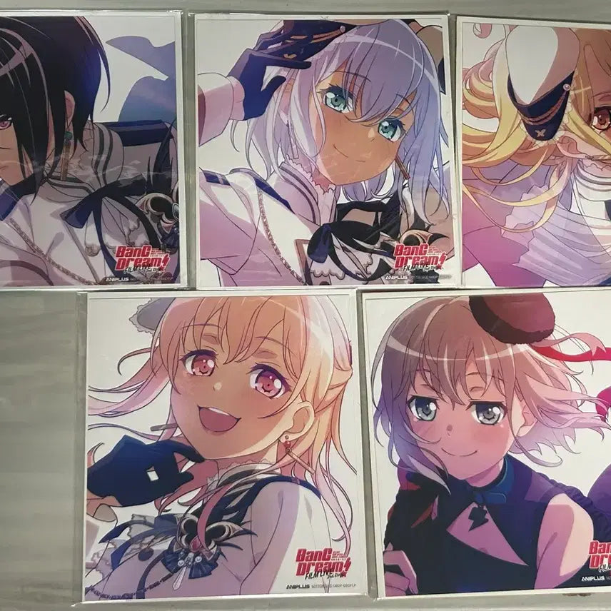 [BUNJANG] BanG Dream! Film Live Shikishi Art Board Set / 뱅드림 필름라이브 색지