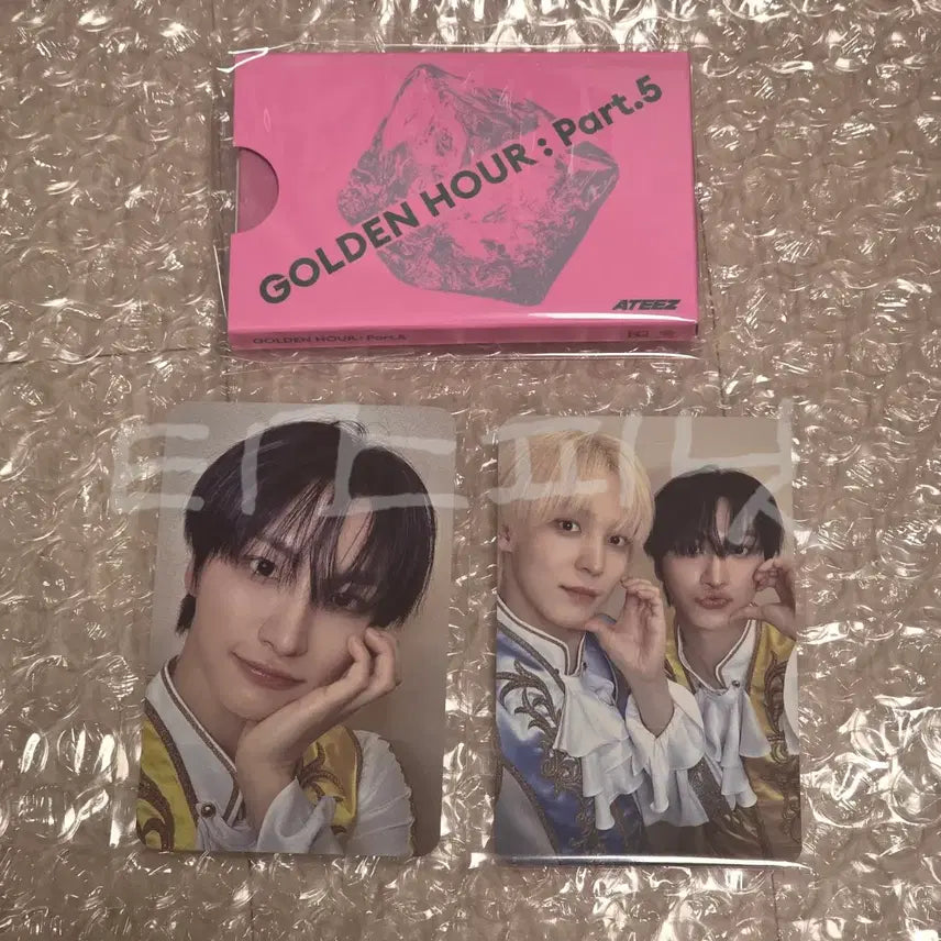 [BUNJANG] ATEEZ Yunhwa &amp; Seonghwa Unit Photocard Bundle / 에이티즈 ATEEZ 호화즈 yunhwa 큐티즈 cuteez 성화 seonghwa 윤호 yunho 유닛 포카 poca + 성화 개인 포카