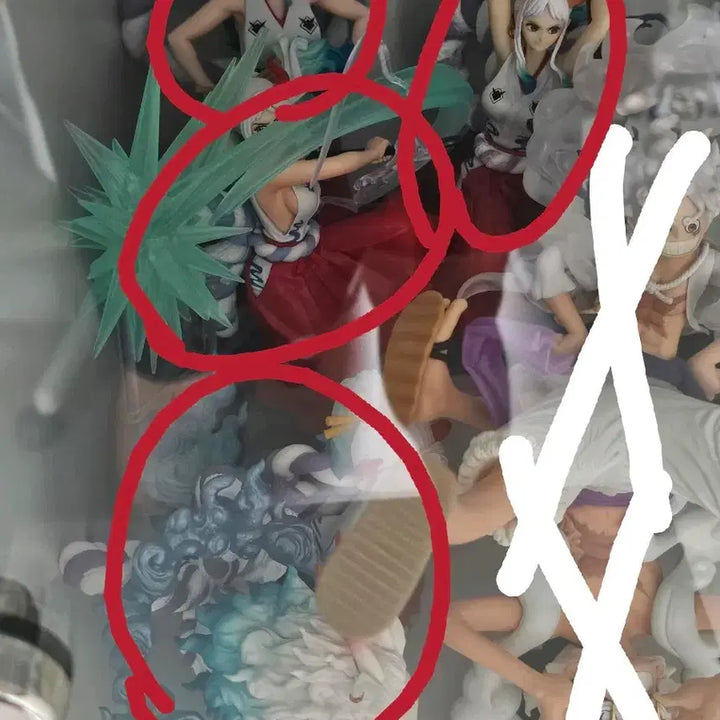 [BUNJANG] One Piece Yamato 5 Figure Set Bundle / 택포)원피스 야마토 피규어 5종 세트 일괄 판매