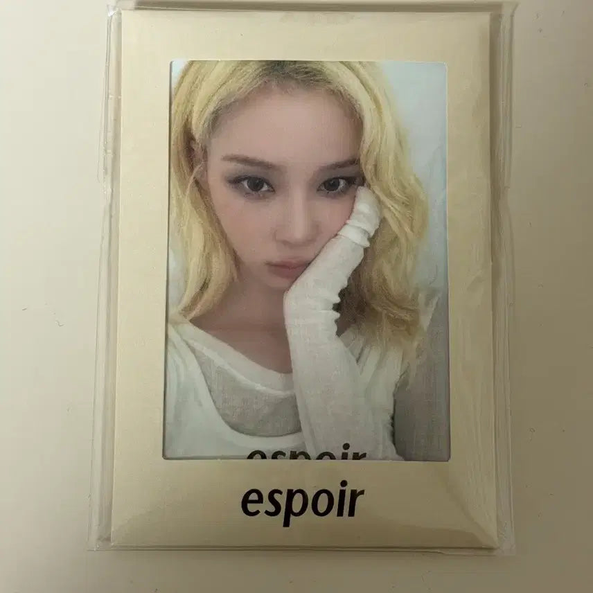[BUNJANG] Espoir x aespa Winter Collaboration Unreleased Photocard Set (4 types) / (반택 무료) 에스쁘아 윈터 미공개 포토카드 1set 판매 (4종)