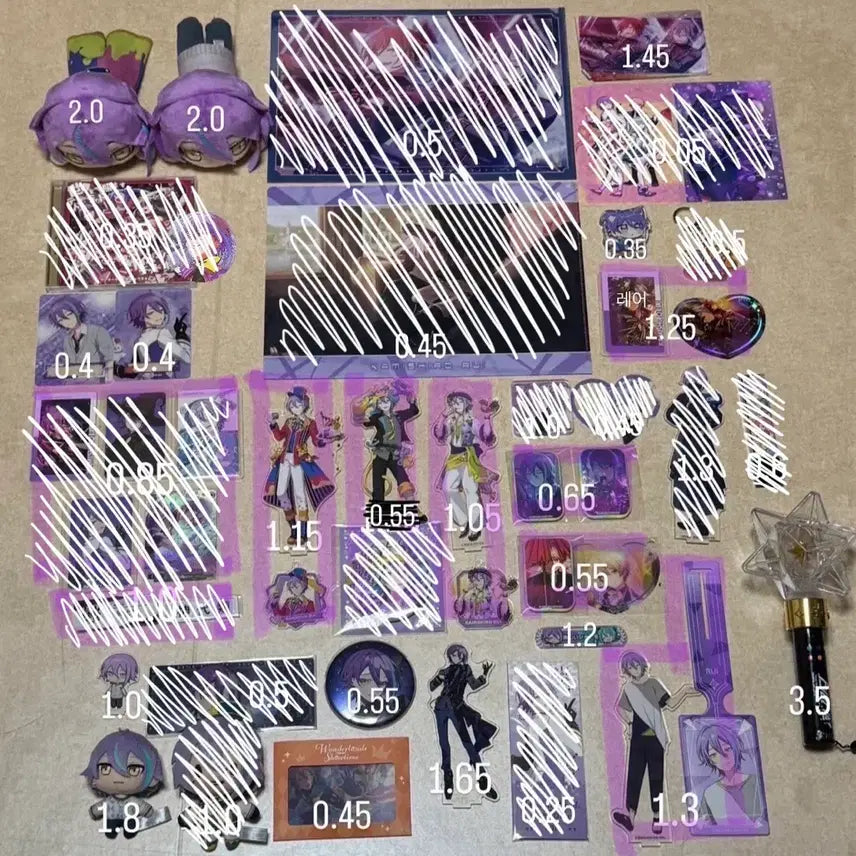 [BUNJANG] Project Sekai Kamishiro Rui Goods Bundle / 프세카 카미시로 루이 굿즈 팔아요