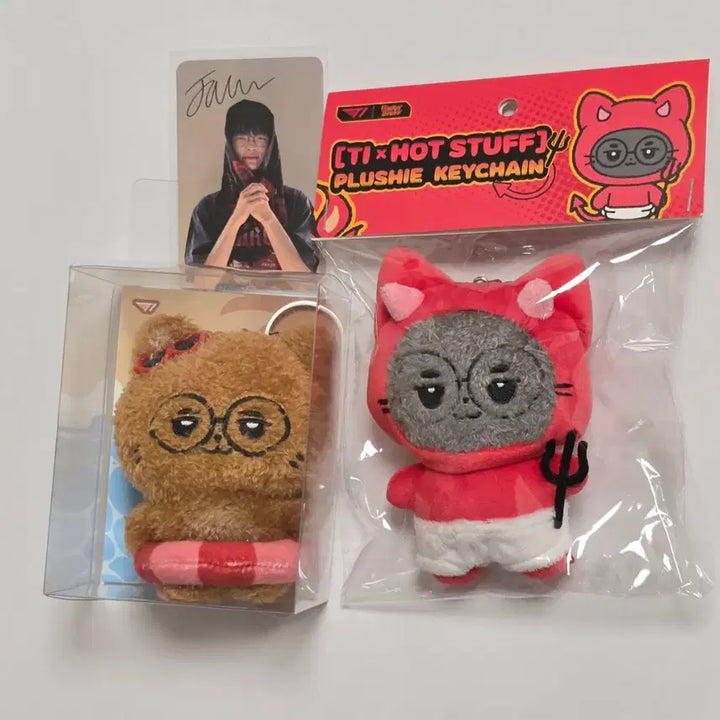 [BUNJANG] T1 Faker Hot Stuff Collaboration Bundle Set - Doll and Photocard / T1 티원 홈그라운드 홈그 hot stuff + 탠프렌즈 인형 + 포카 페이커 faker 판매