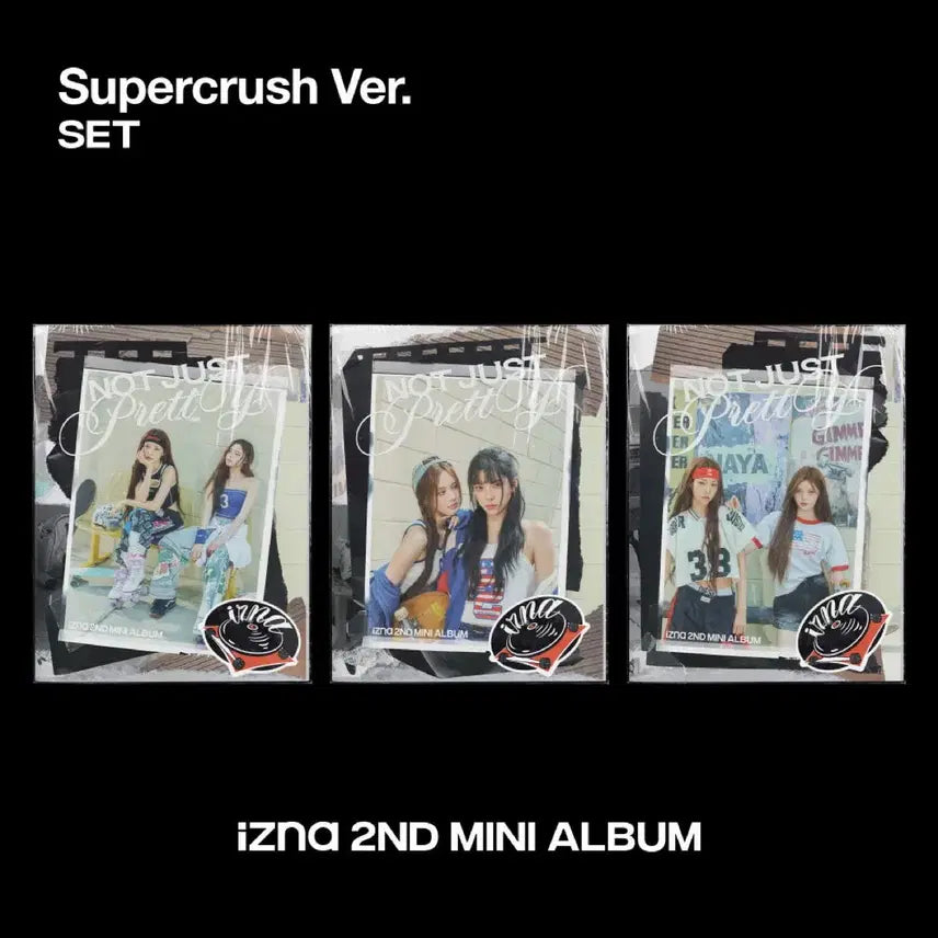 [BUNJANG] IZNA Not Just Pretty POSTERBOOK Supercrush Ver. Sealed Set / 이즈나 앨범 Not Just Pretty POSTERBOOK 미개봉 세트