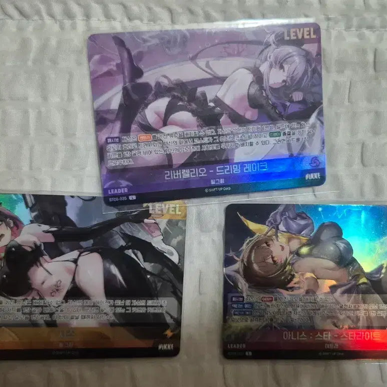 [BUNJANG] Nibel Arena BT08 Leader Card Set (3 pcs) / 니벨 아레나 BT08 리더카드 L 3개