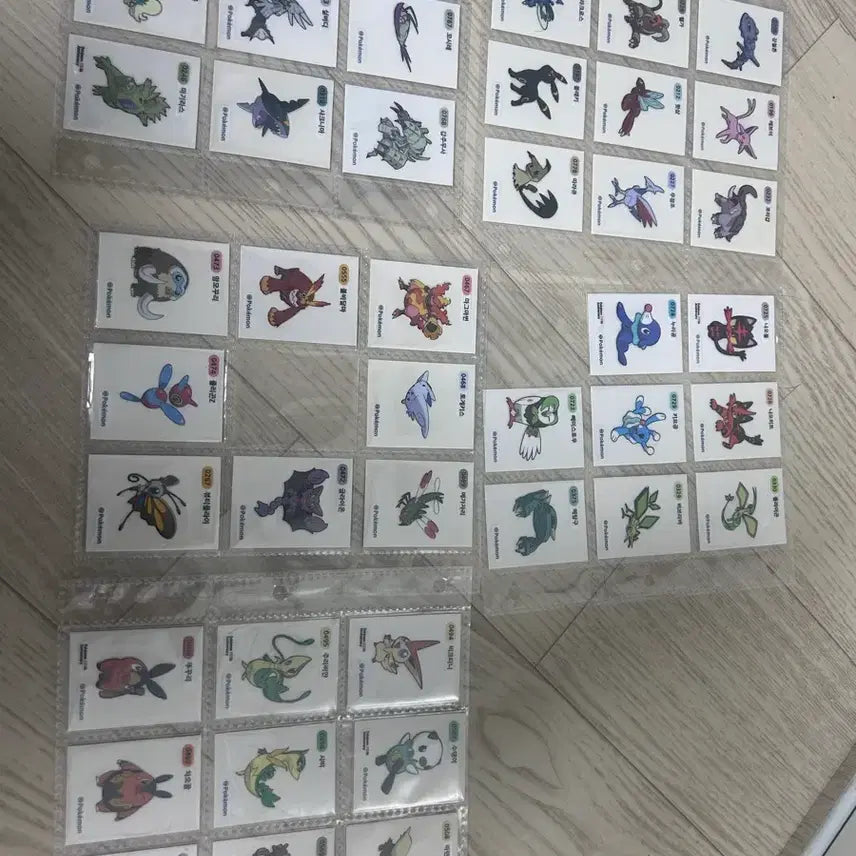 [BUNJANG] Pokemon Stickers / 포켓몬 띠부씰 판매