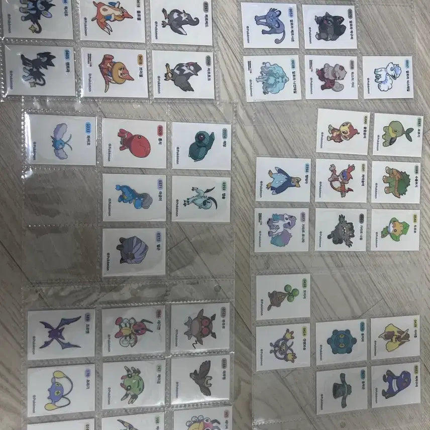 [BUNJANG] Pokemon Sticker Collection / 포켓몬 띠부씰 판매