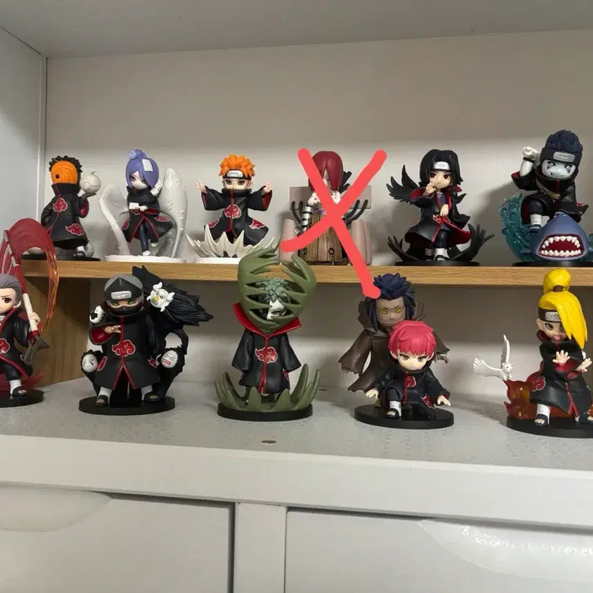 [BUNJANG] Pop Mart Naruto Akatsuki Full Set Figures / 팝마트 나루토 아카츠키 피규어 풀세트 팝니다