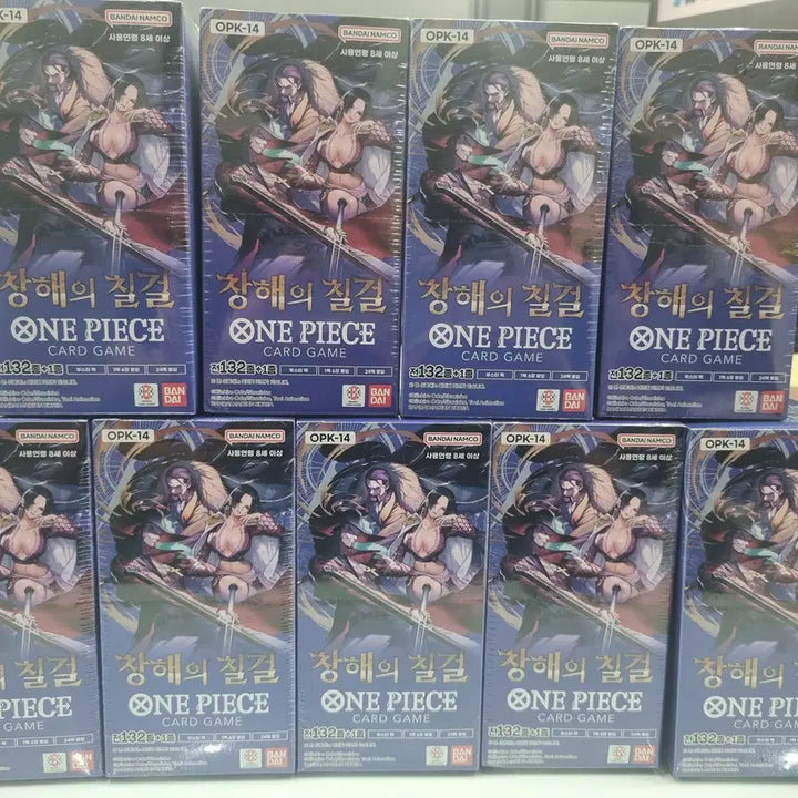 [BUNJANG] One Piece Card Game Romance Dawn - 9 Boxes / [슈링크O] 원피스카드 14탄 OP-14 창해의 칠걸 6박스
