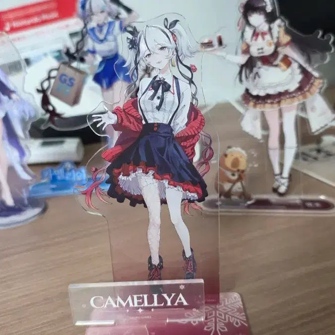 [BUNJANG] Winter Camellia Acrylic Stand / 명조 겨울 카멜리아 아크릴 스탠드
