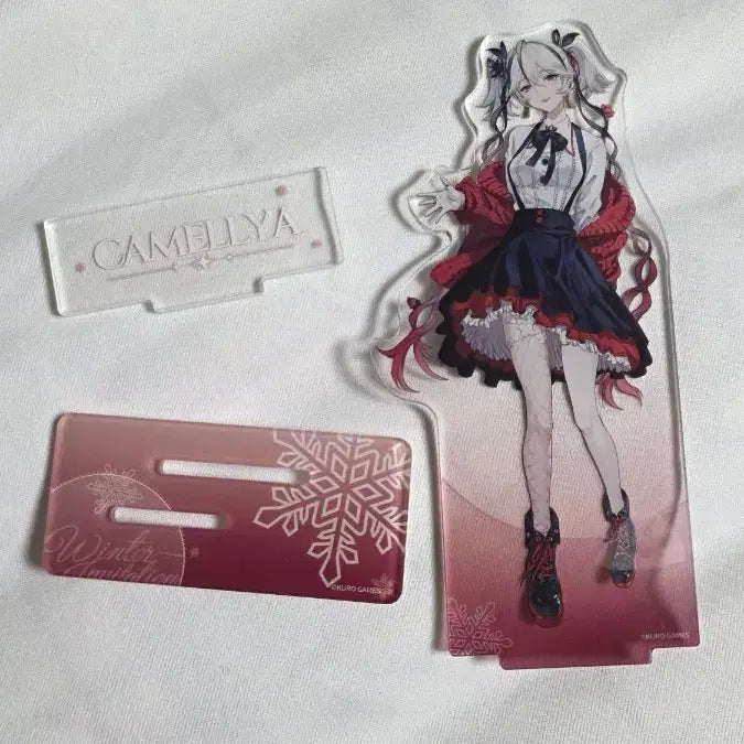 [BUNJANG] Winter Camellia Acrylic Stand / 명조 겨울 카멜리아 아크릴 스탠드