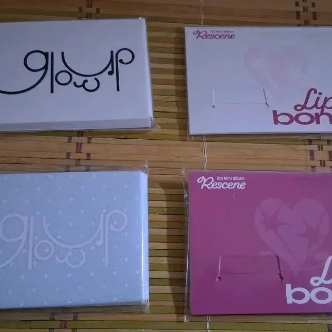 [BUNJANG] REISENNE Glow Up Lip Balm QR Album Set / 리센느  글로우업 +립밤  QR앨범 4종세트  미개봉앨범
