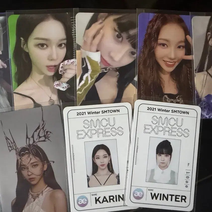 [BUNJANG] Espa Album Bundle Set Photocard / 일괄) 에스파 앨범 포카 양도