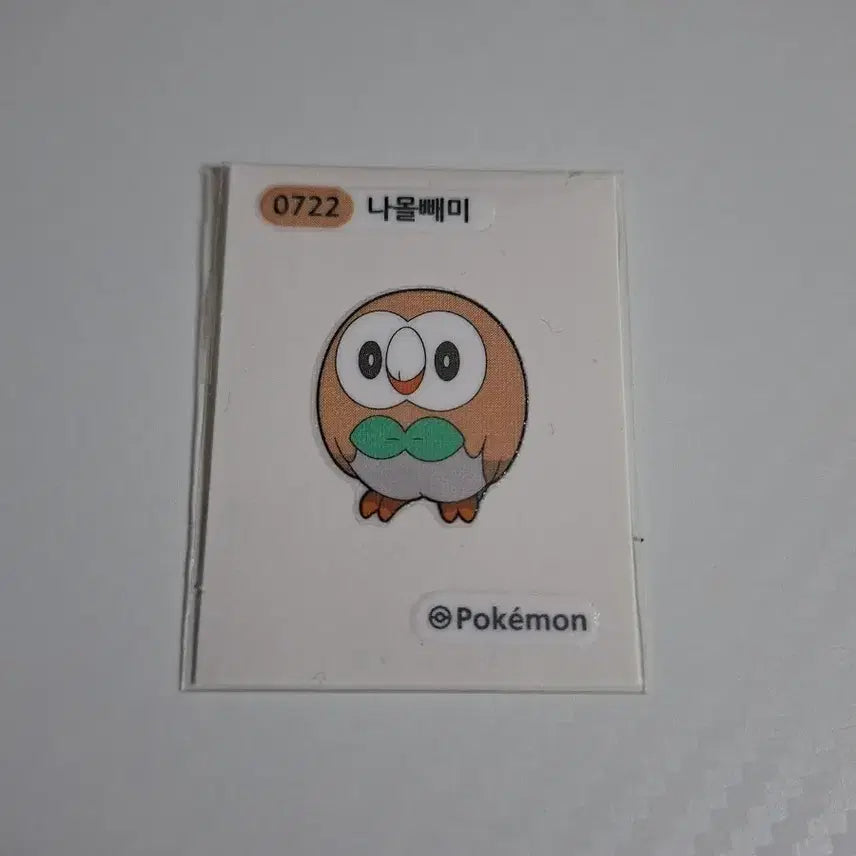 [BUNJANG] Pokemon 2025 Season 5 Nattorei Sticker / 포켓몬 2025 시즌5 나올빼미 띠부씰