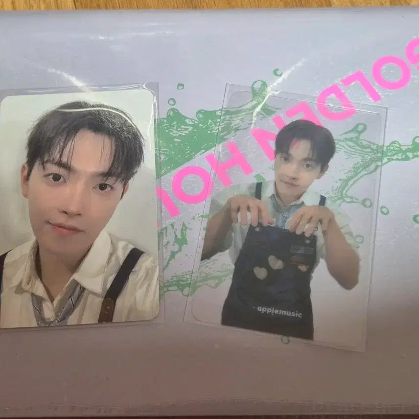 [BUNJANG] ATEEZ Apple Music Hongjoong Juristar Double-Sided + Hyper Set / 에이티즈 애플뮤직 홍중 주리스타 양면+히퍼set