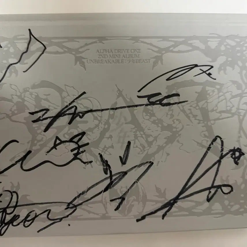 [BUNJANG] Alphadriveone 2nd Mini Album Signed Album / 알파드라이브원 친필 싸인앨범