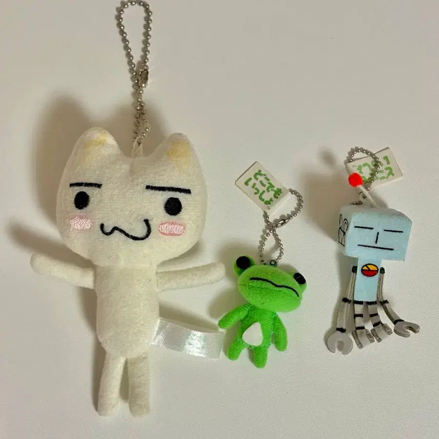 [BUNJANG] Bundle Set Dokodemo Issyo Toro, Riki, Suzuki Plush Keychains / 일괄 도코데모잇쇼 토로,리키,스즈키 봉제인형 키링