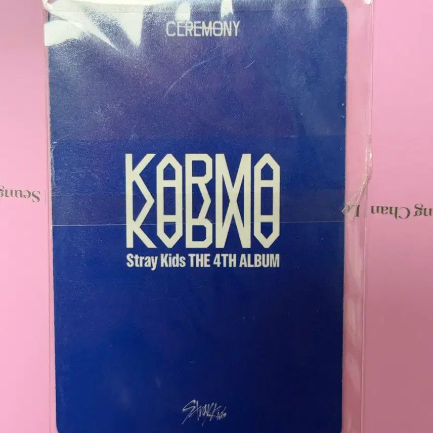 [BUNJANG] Stray Kids Lee Know Karma 1st Round Studio Photocard / 스키즈 리노 카르마 1추차 공방 포카 karma 스트레이키즈