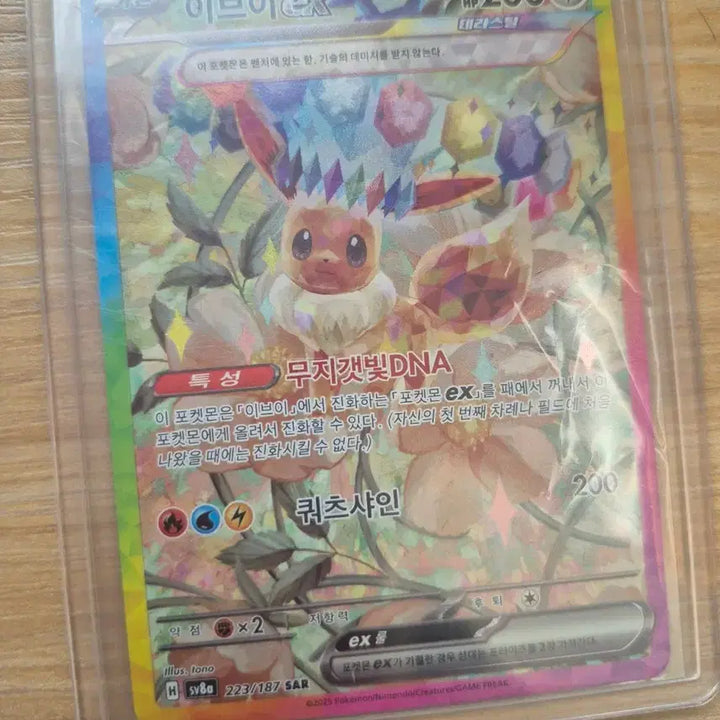 [BUNJANG] Pokemon Card Eevee Sar Terrastal / 포켓몬카드 sar 테라스탈 이브이 팝니다