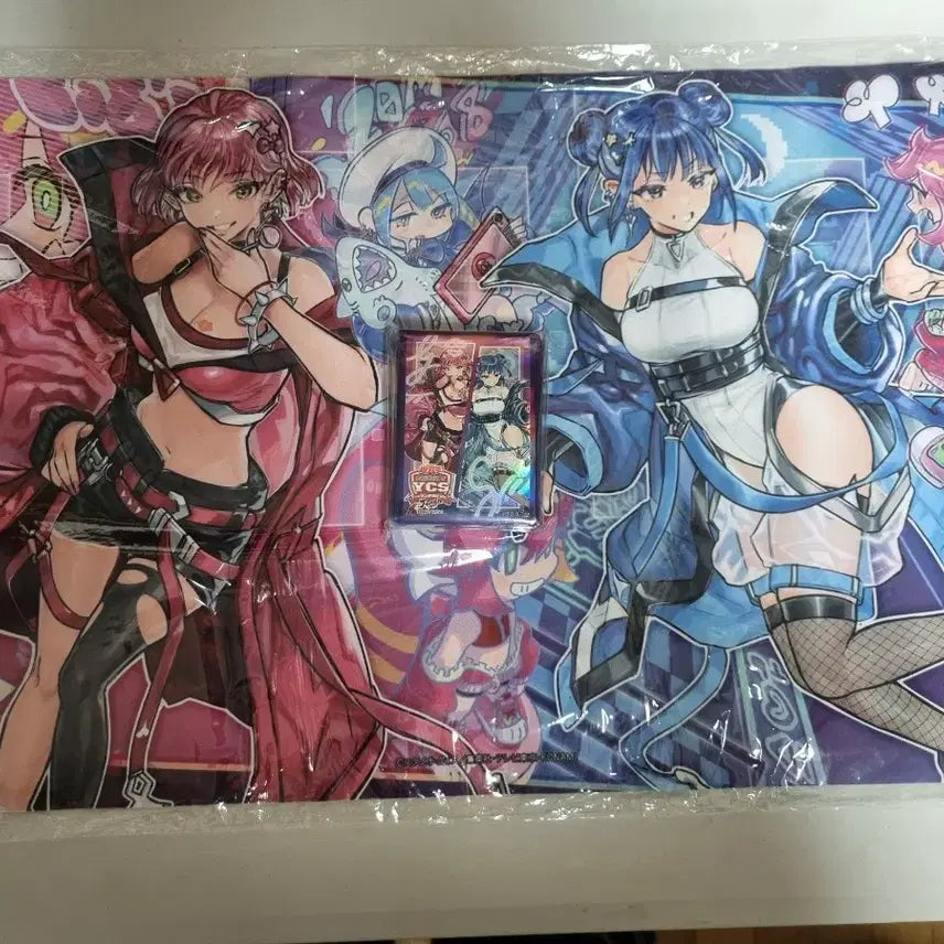 [BUNJANG] Yu-Gi-Oh! YCSJ Tokyo Evil Twin Playmat + Sleeves / 유희왕 YCSJ TOKYO 이블트윈 플레이매트+슬리브