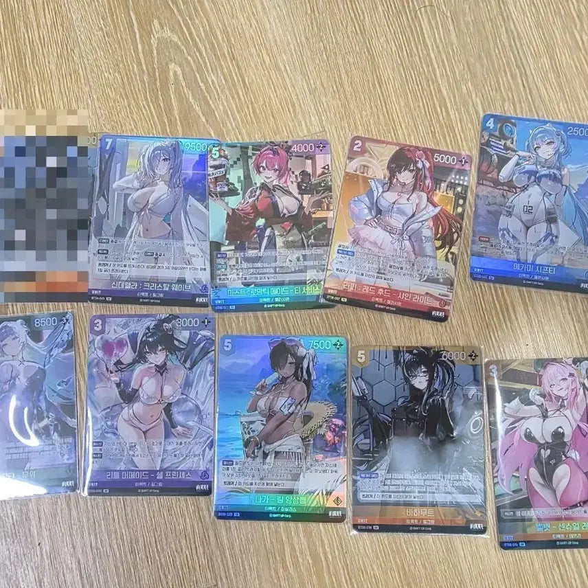 [BUNJANG] Nikke Nibel Arena SR 9종 BT08 Wave To You Set / 니벨아레나 니케 sr 무중복 9종 bt08 웨이브 투 유