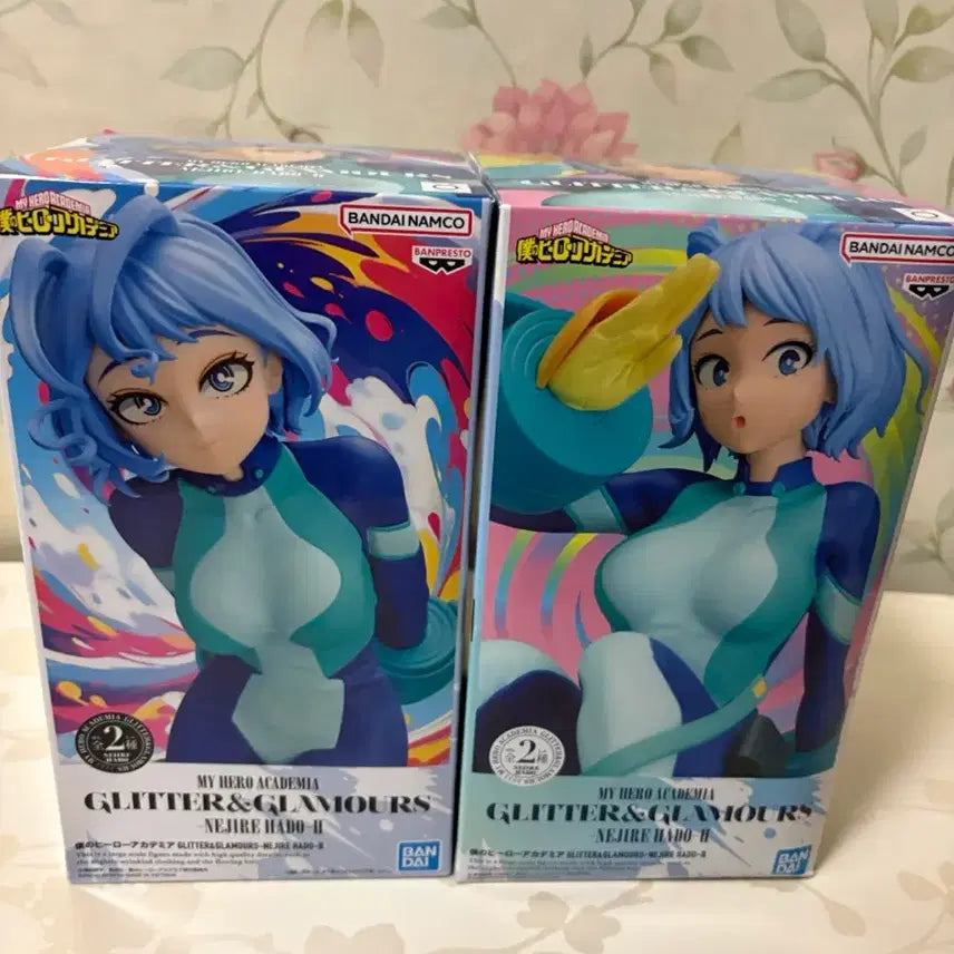 [BUNJANG] My Hero Academia Nejire Chan Glitter Figure Set (Sealed) / [미개봉] 나의 히어로 아카데미아 네지레 글리터 2종