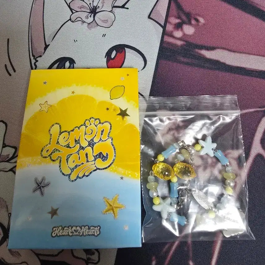 [BUNJANG] Hats to Hearts Lemon Pop-up Bracelet / 하츠투하츠 하투하 레몬탱 팝업 팔찌
