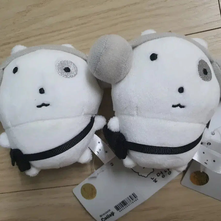 [BUNJANG] Eye-Staring Cat Headset/Hat Doll Keychain Set / 세트-눈멍냥이 헤드셋/모자 인형 키링