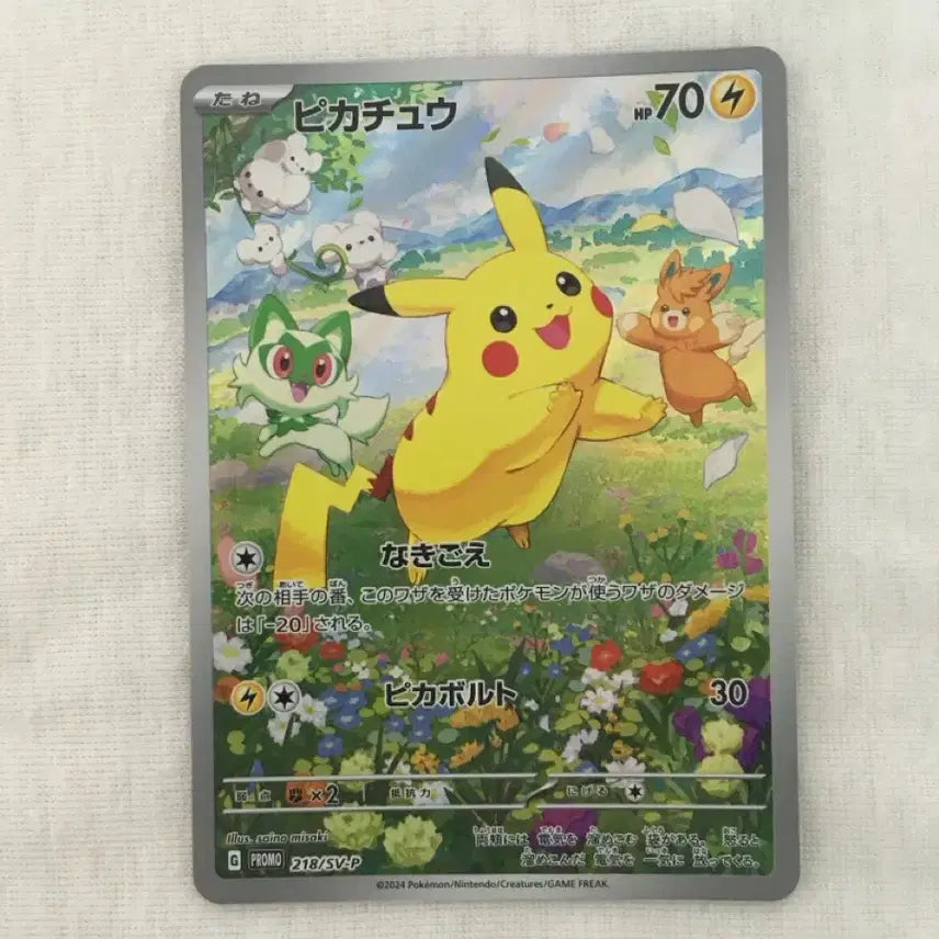 [BUNJANG] Pokemon Card Summer Promo Pikachu Japanese / 포켓몬 카드 여름 프로모 피카츄 일판