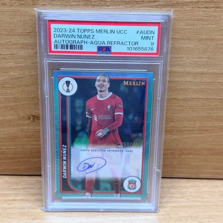 [BUNJANG] Darwin Núñez Autographed Baseball Card PSA 9 Graded / 스포츠카드 누녜스 오토 psa9 팝니다