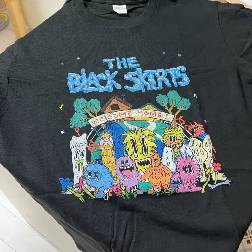 [BUNJANG] The Black Skirts Welcome Home T-Shirt M / 검정치마 md 웰컴홈 티셔츠 m