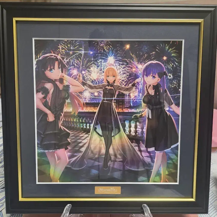 [BUNJANG] Fate/stay night Saber &amp; Tohsaka Rin 20th Anniversary Fine Graph Frame / 페이트 스테이 나이트 세이버 토오사카 20주년 파인그래프 액자팝니다.