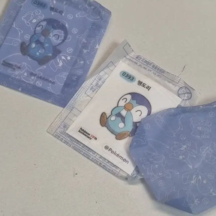 [BUNJANG] Pokemon Bread Pan-do-ri 30th Anniversary Sticker / 미개봉) 포켓몬빵 팽도리 띠부실 30주년기념포켓몬스터