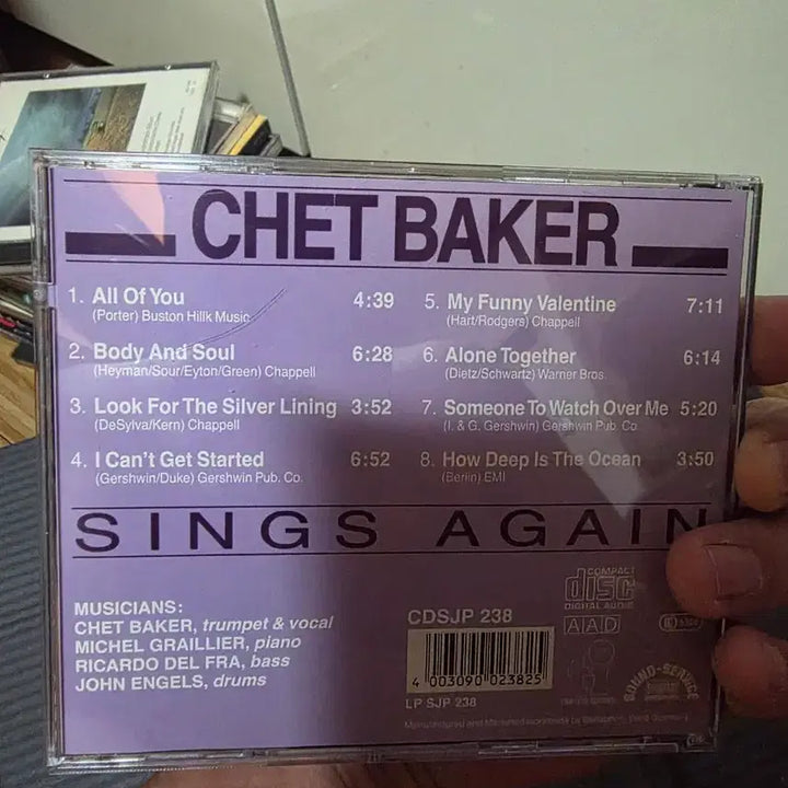 [BUNJANG] Chet Baker Sings Again CD / 쳇 베이커 Sings Again CD