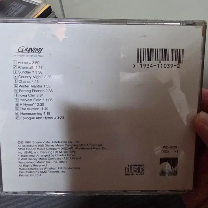 [BUNJANG] Charles Gross Country OST Windham Hill Artists CD / 컨트리 OST 찰스 그로스 윈드햄힐 아티스트