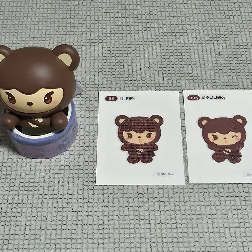 [BUNJANG] EXO Kai Ninibear Hiper Pickup Figure Sticker Set / 엑소 카이 종인 니니베어 히퍼 픽업 피규어 띠부씰 세트