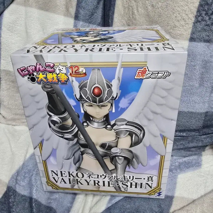 [BUNJANG] Gigo Nyanko Great War 12th Anniversary Valkyrie New Figure / gigo 냥코대전쟁 12주년 발키리 신 피규어