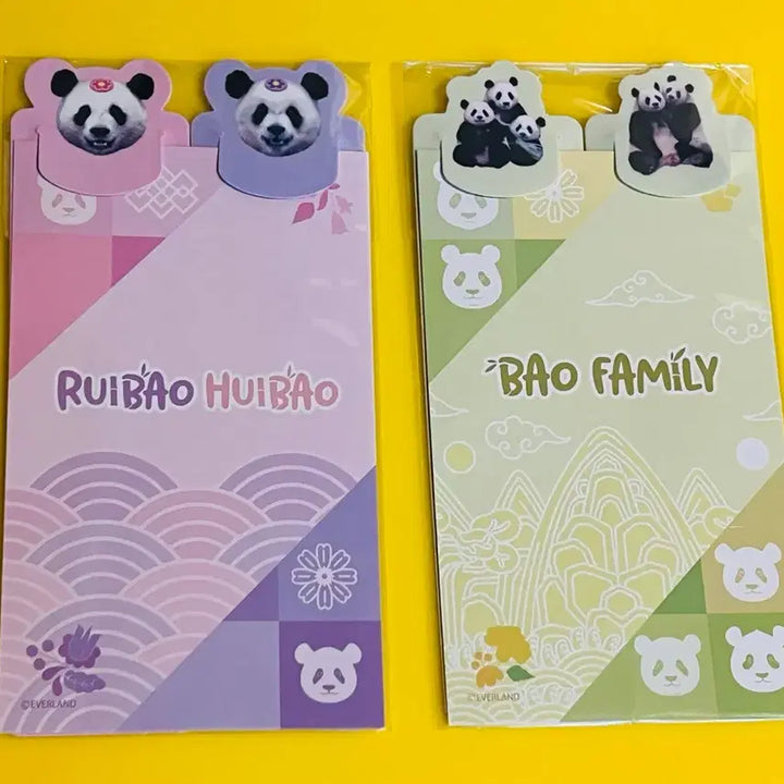 [BUNJANG] Bao Family Ruihui Handkerchief and Card Bundle Set / 루이후이 바오패밀리 손수건 카드 일괄 판매