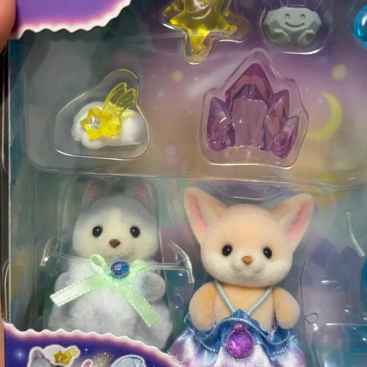 [BUNJANG] Sylvanian Families Forest Fairy Husky &amp; Fennec Fox Set / 실바니안 패밀리 숲의 요정 허스키 사막여우 판매합니다