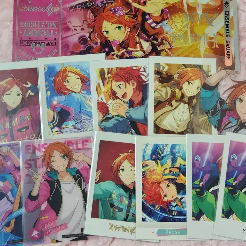 [BUNJANG] Ensemble Stars Twink Hinata Yuta Pascha Ticket Chek-ka Bundle Set / 앙스타 앙상블스타즈 트윙크 히나타 유우타 판매 파샤 티켓 클카