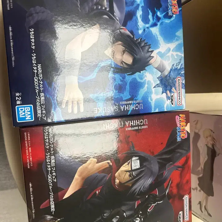 [BUNJANG] Naruto GIGO Limited Edition Uchiha Sasuke &amp; Itachi Figure Bundle / 나루토 GIGO 기고 한정판 우치하 사스케 이타치 피규어 일괄