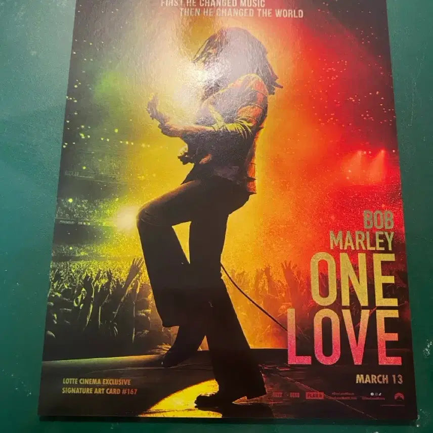 [BUNJANG] Bob Marley One Love Lotte Cinema Art Card / 밥 말리 원러브 롯데시네마 아트카드