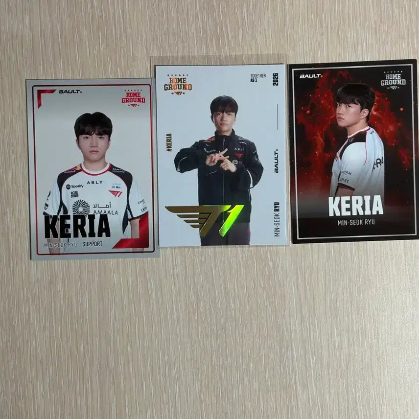 [BUNJANG] T1 Keria Homeground Bundle Set 3 Photocards / Bault 티원 홈그 케리아 카드 3장 일괄