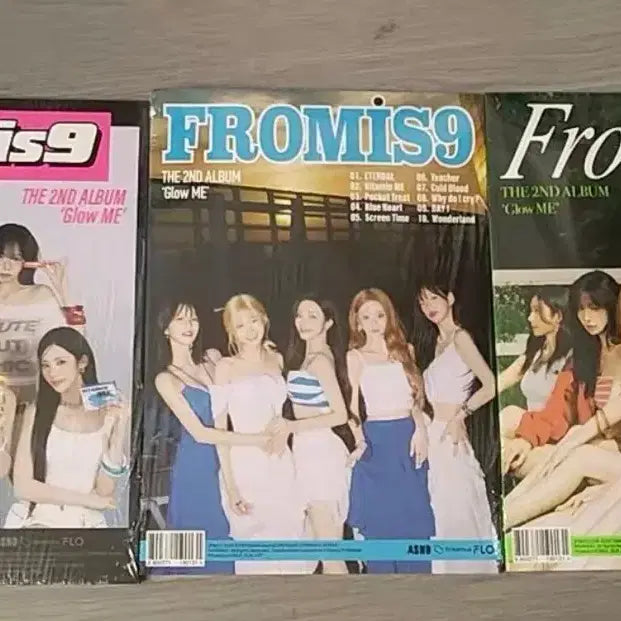 [BUNJANG] fromis_9 Official Glow Me Regular Album Set (Sealed) / 프로미스나인 정규 글로우미 glow me 미개봉 앨범 세트