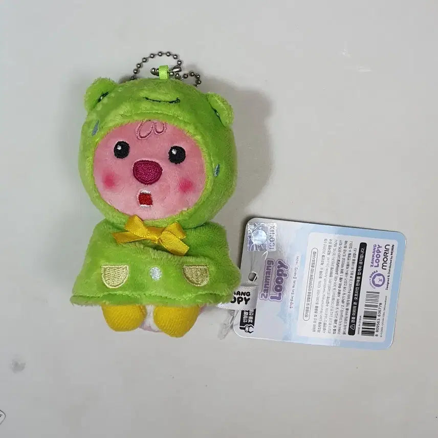 [BUNJANG] Jangmang Luffy Rainy Day Series Plush Keychain New / 잔망루피 우비 시리즈 인형 키링 새상품