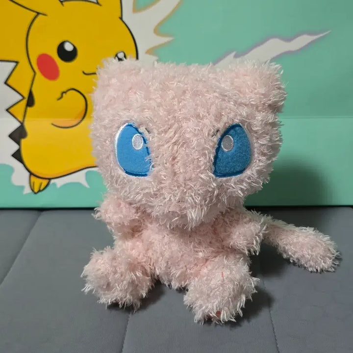 [BUNJANG] Sekiguchi Authentic Pokemon Mew Mokomoko Pucci Plush / 정품 세키구치 포켓몬스터 뮤 모코모코 푸치 인형