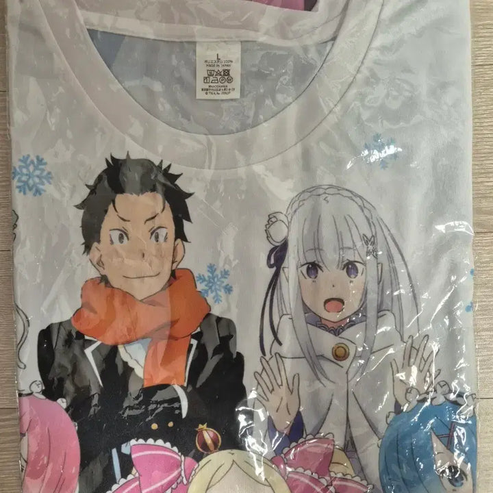 [BUNJANG] Re:Zero Memory Snow Yukimatsuri T-Shirt (L) / 리제로 치키치키 눈축제(유키마츠리) T셔츠