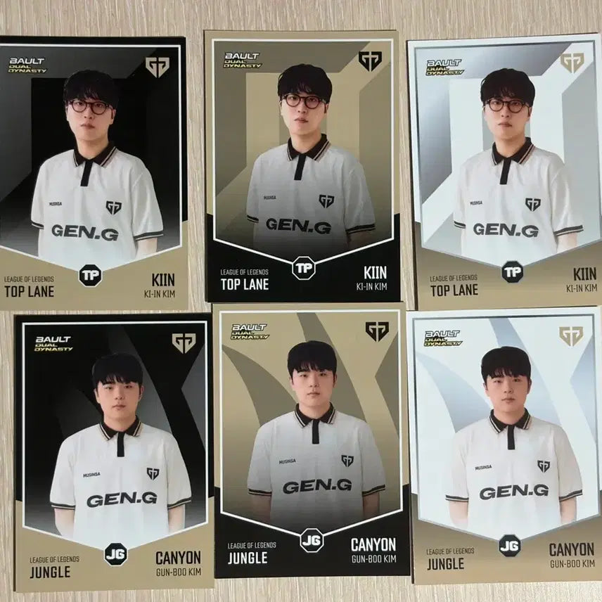 [BUNJANG] Bault Gen.G Canyon Bundle Set 6 Photocards / Bault 기인 캐니언 카드 6장 일괄
